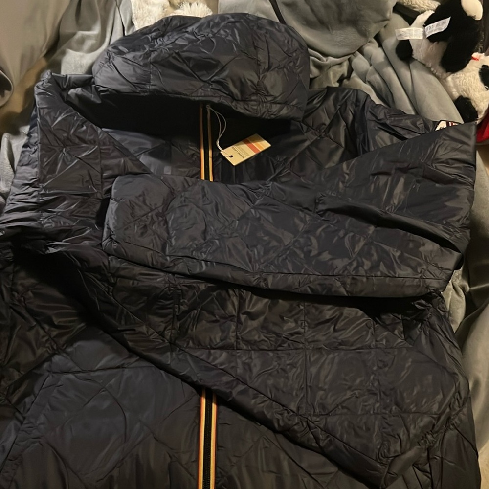 Brand NewNever Worn Marine Layer Hayes Lightweight Puffer Jacket Navy)